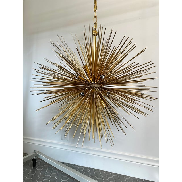 2010s Visual Comfort Strada Medium Round Chandelier Kw5071g For Sale - Image 5 of 13
