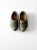 This is a pair of antique wooden clogs. The decorative, hand-carved and hand-painted wood shoes are a small children's...