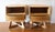 Mid-Century Modern Mid Century Modern Pair of Heywood Wakefield Sculptura Side End Table Nightstands For Sale - Image 3 of 5