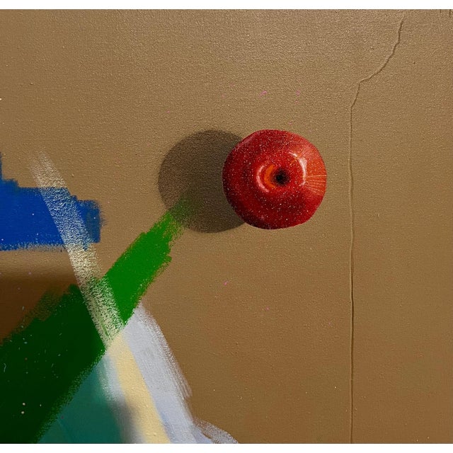 Pat Rosenstein, Large Trompe L'oeil Hyperrealism Painting Abstract Surrealist Photo Realist Art, 1987 For Sale - Image 9 of 13