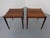 Pair of Danish rosewood side tables or bedside tables from the 1960s.