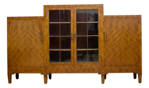 Art Deco Glazed Door Sideboard, 1930s