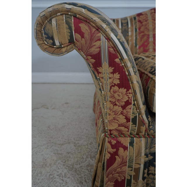 Kindel Rolled Arm Upholstered Camelback Sofa For Sale - Image 9 of 18