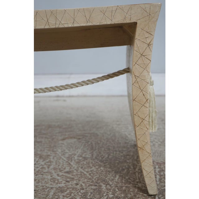 1990s Pair of Baker Thomas Pheasant Pagoda Benches For Sale - Image 5 of 15