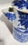Antique Blue and White Porcelain Chinoiserie Japanese Hot Water Pitcher For Sale - Image 10 of 12