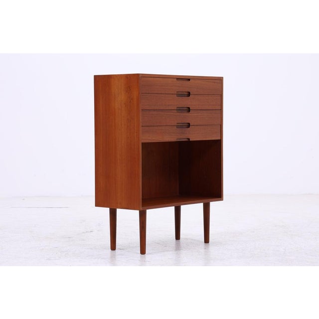 Mid-Century Teak Chest of 5 Drawers, 1960s For Sale - Image 10 of 13