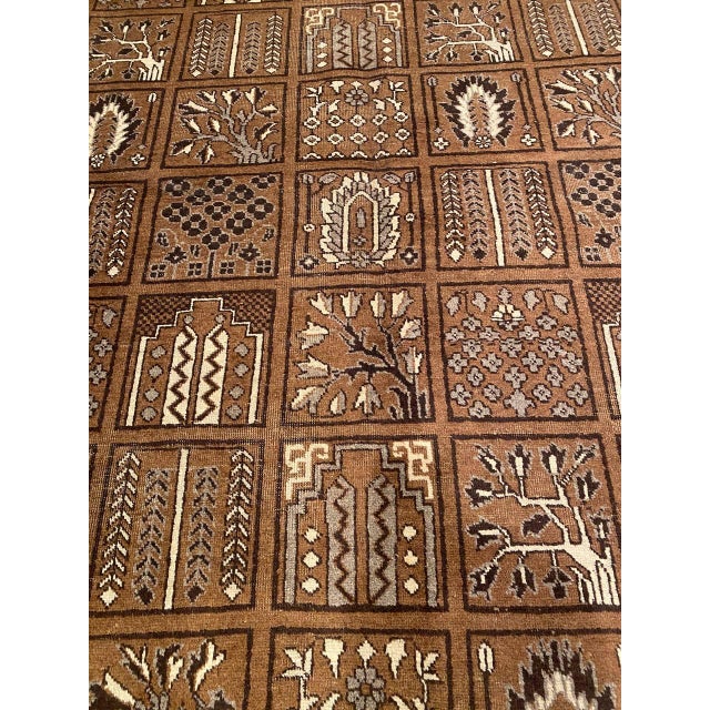 Traditional Pasargad DC Camal Khodrang Lamb's Wool Rug For Sale - Image 3 of 7