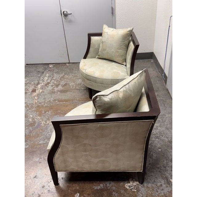 Mitchell Gold Miranda Corner Chairs, Pair For Sale In San Francisco - Image 6 of 12