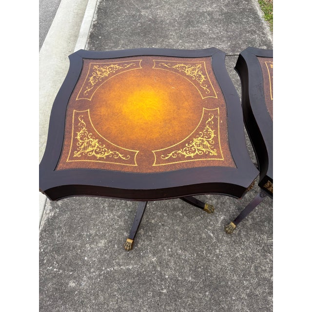 1950s English Regency Tables For Sale - Image 4 of 6