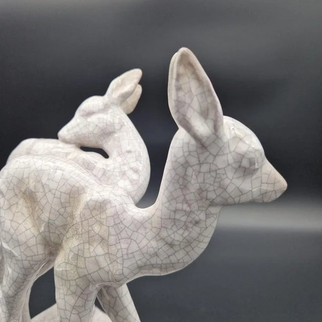 Rehe Figurine from Else Bach Ceramic, 1937, in Flawless conditions. Designed 1920 to 1949 This piece has an attribution...