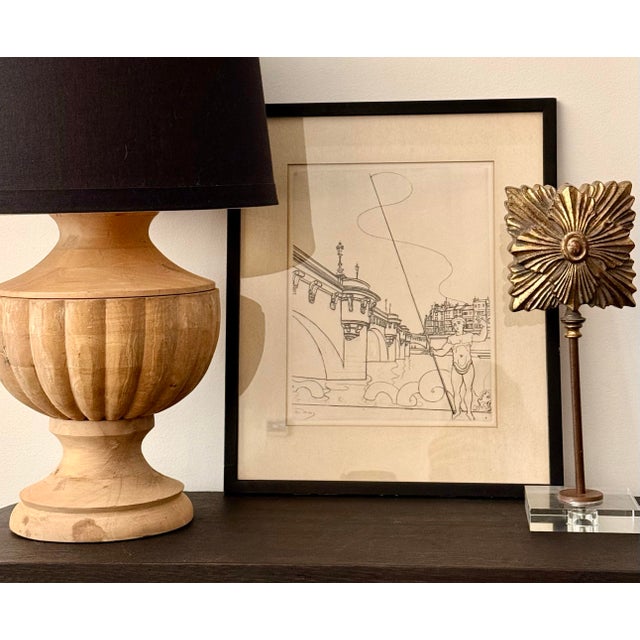 French Fauvist, André Derain’s Original Etching- The Glory of Paris: The Mermaid of the Pont Neuf, 1937 For Sale - Image 12 of 12