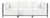Axis 3pc Sectional Atlantis White Titanium Frame For Sale