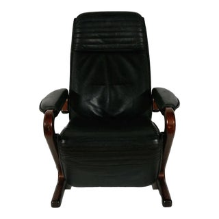 Danish Black Recliner Chair For Sale