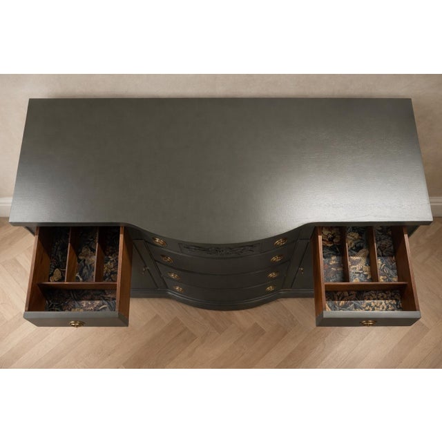 Mid 20th Century Professionally Refinished Drexel Bowfront Mahogany Buffet / Sideboard For Sale In Seattle - Image 6 of 10