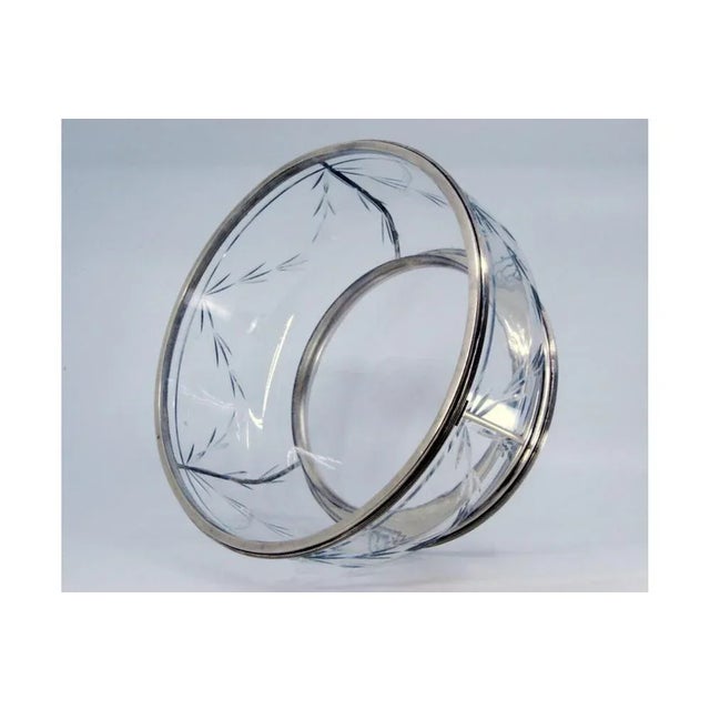 Fruit Bowl Centerpiece in Cut Glass and Silver For Sale - Image 5 of 12