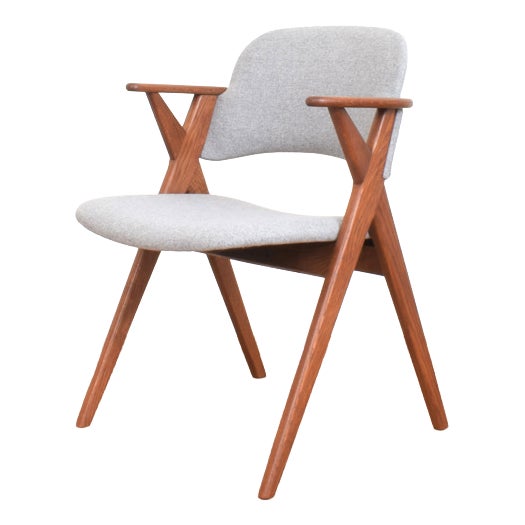 Mid-Century Modern Swedish Oak Chair from Broderna Johansson, 1960s For Sale