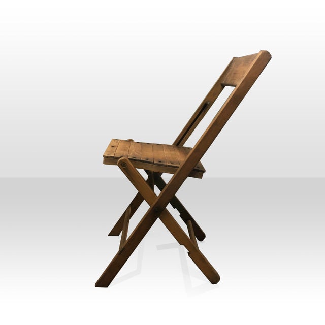1940s Snyder Wooden Folding Chairs Chairish