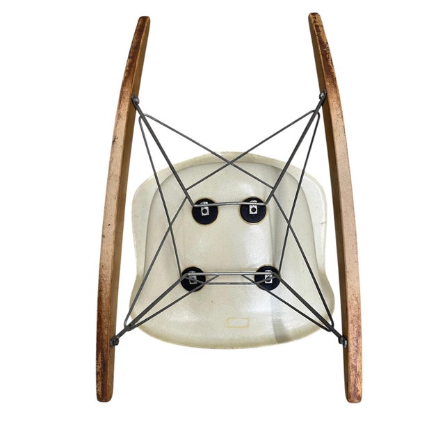 Herman Miller Eames Fiberglass Shell Rocking Chair, 1950s For Sale In Chicago - Image 6 of 7