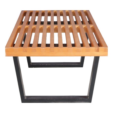 Bench in the style of George Nelson, The Netherlands, 1970s For Sale