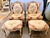 French Pair of French Louis XV Style Floral Bergeres Chairs With Matching Ottomans For Sale - Image 3 of 9