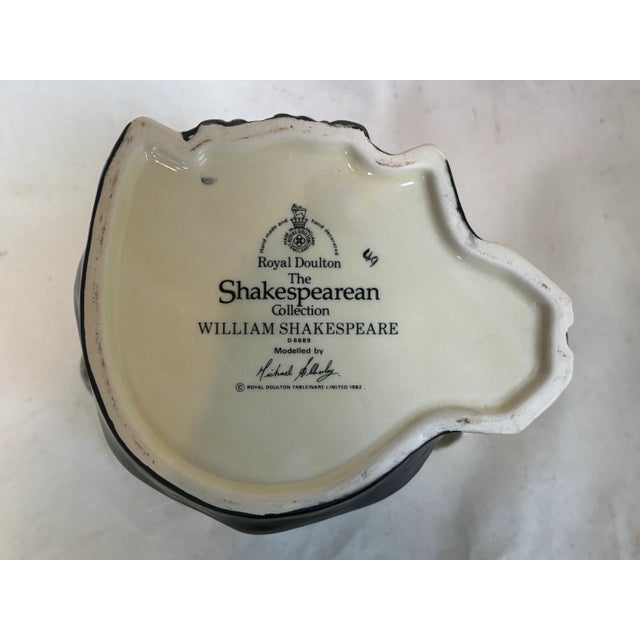 Ceramic Vintage William Shakespeare Toby Jug For Sale - Image 7 of 7