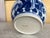 Vintage Japanese Blue & White Bird & Cherry Blossom Jardinière / Planter For Sale - Image 9 of 9