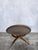 Modern Mid-Century Modern Teak and Brass Spider Leg Coffee Table with Tray Top For Sale - Image 3 of 10