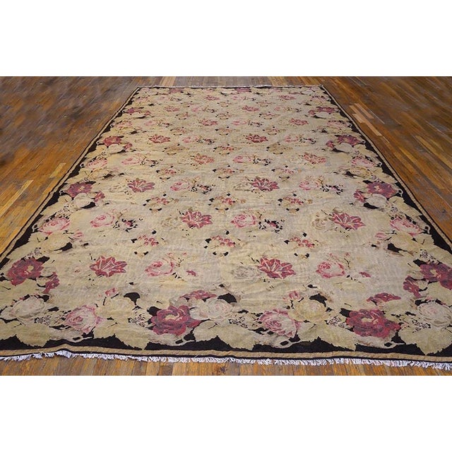 Antique European Besserabian Kilim Size: 9'6" x 16'0" all-over pattern.