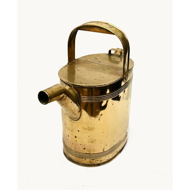 Antique Victorian Brass Watering Can, 1880s For Sale - Image 4 of 8