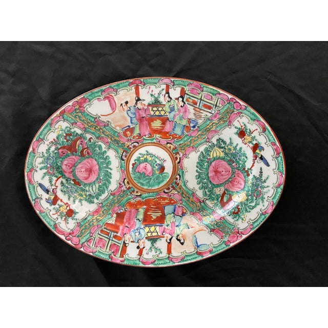 Antique Famille Rose Platter For Sale - Image 9 of 9
