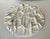 1970s Minimalist Abstract Plaster Artwork by Elia Moon Ridges For Sale - Image 4 of 4