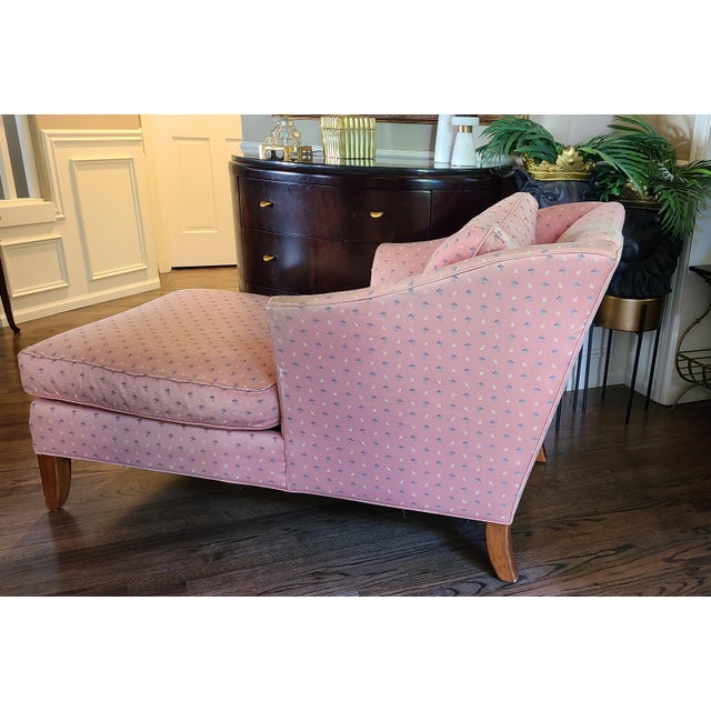 Vintage Ethan Allen Club Chaise Lounge Chairish
