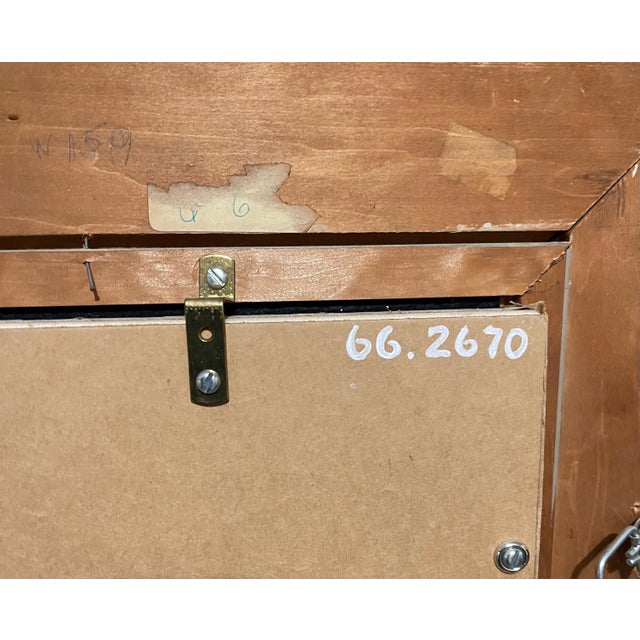 American Morris Kantor, 1927 Oil Painting Eiffel Tower Paris American Modernist Wpa Artist Morris Kantor, 1927 For Sale - Image 3 of 12