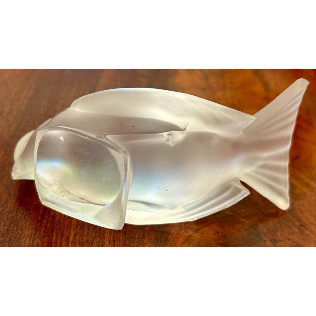 Pair of Lalique Frosted Crystal Sparrows For Sale - Image 12 of 12