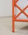 Pair of French Maison Jean Orange Iron Lattice Lounge Chairs For Sale - Image 15 of 18