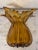 Late 20th Century Mouth Blown Amber Vase For Sale - Image 10 of 12