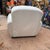 Animal Skin Pair of Vintage White Leather Ralph Lauren Club Chairs For Sale - Image 7 of 11