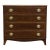 Councill Craftsman Banded Mahogany Traditional Duncan Phyfe Style 34" Four Drawer Chest For Sale