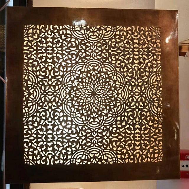 Introducing our stunning wall brass lamp, fully embossed with a beautiful floral pattern. This lamp is the perfect...