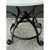 Ebony Vintage Wrought Iron Dining Table With Stone Top For Sale - Image 8 of 12