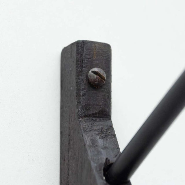 Mid-Century Metal Wall Lamp, 1950s For Sale - Image 6 of 11