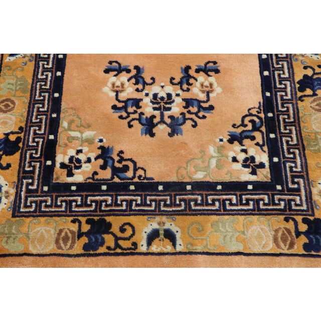 Antique Chinese Peking Rug - 03'00 X 05'01 For Sale - Image 4 of 9