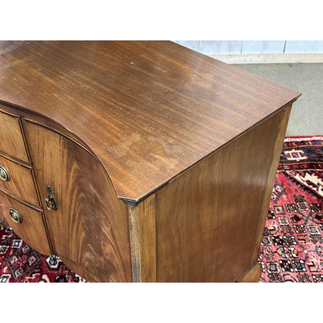 English Chippendale Mahogany Sideboard, 1930s For Sale - Image 14 of 17