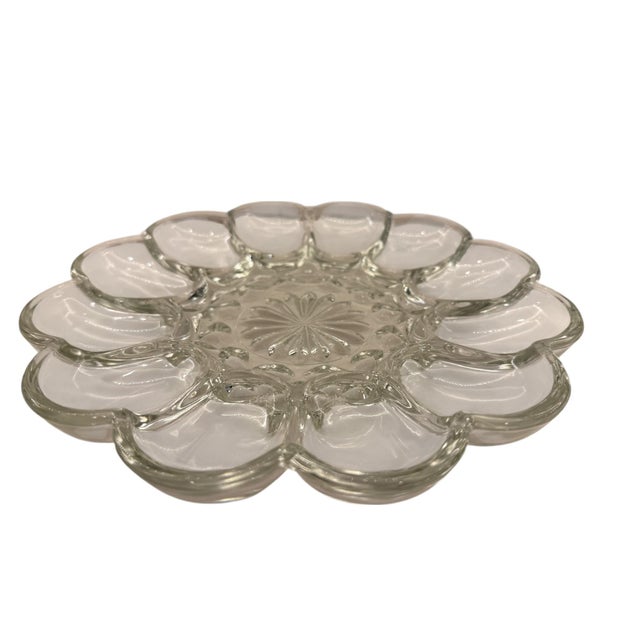 Anchor Hocking Mid 20th Century Anchor Hocking Attributed Deviled Egg Plate For Sale - Image 4 of 4