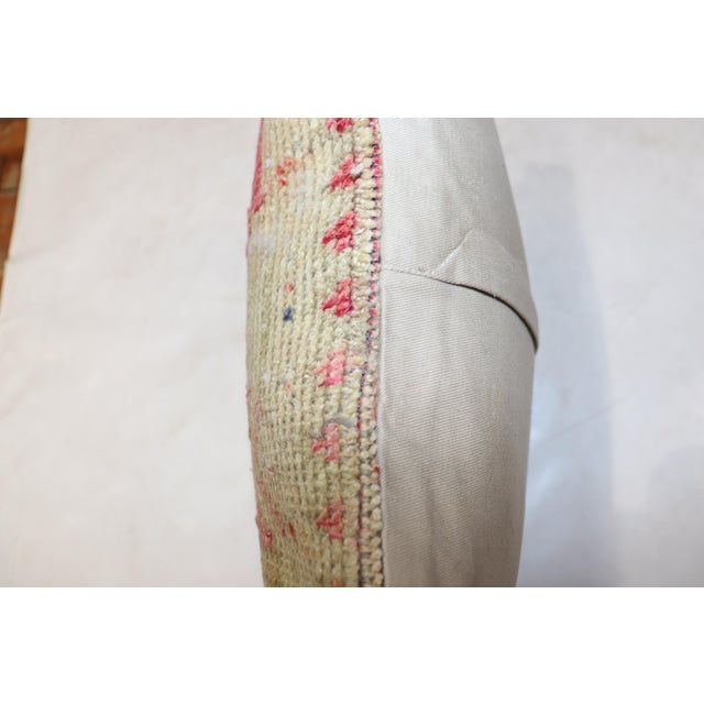 Late 20th Century Turkish Bolster Rug Pillow For Sale - Image 5 of 5