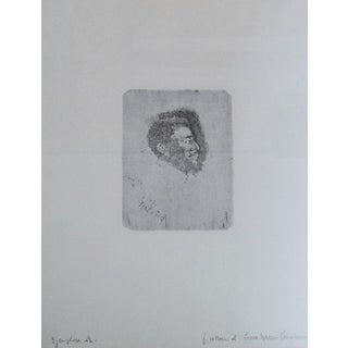 Giovanni Fattori, Head of a Man, Etching For Sale