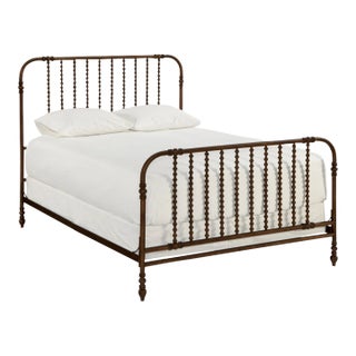 Contemporary The Guest Room Oiled Bronze Bed, Queen For Sale