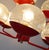 Mid-Century Modern Chandelier in Red Metal and Brass, 1960s For Sale - Image 9 of 14