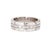1990s 90s Cartier Tank Francaise Ring Eu 50 Sz 5.25 Band 18k White Gold Signed Jewelry For Sale - Image 5 of 7