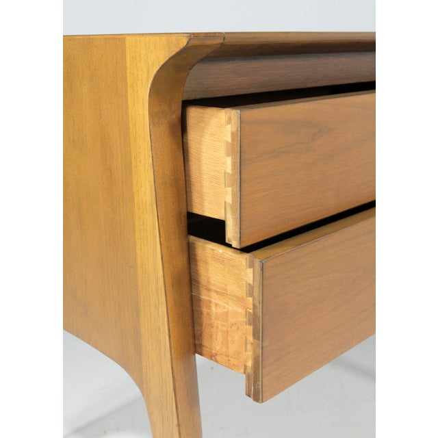 Brown 1960s Mid Century Modern John Van Koert Drexel Profile Series Server Cabinet For Sale - Image 8 of 13